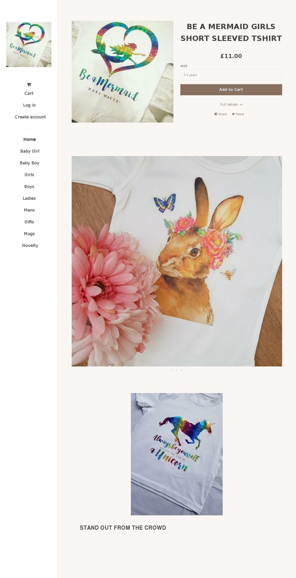 thecutestcloset.com — Shopify storefront screenshot