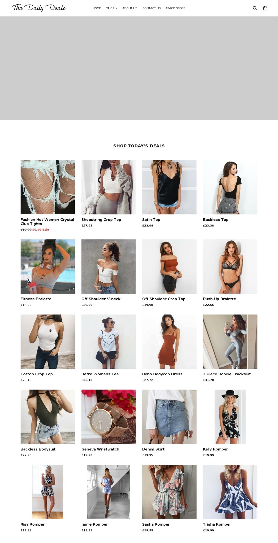 thedailydeals.com — Shopify storefront screenshot