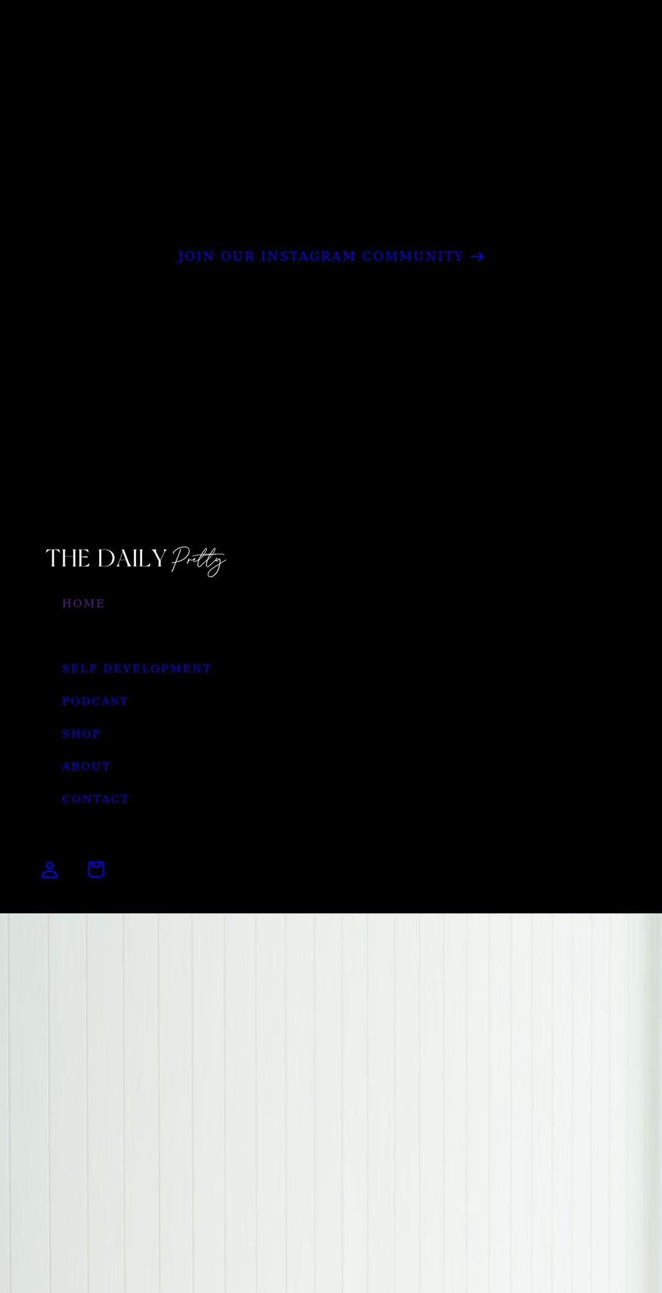 thedailypretty.com shopify website screenshot