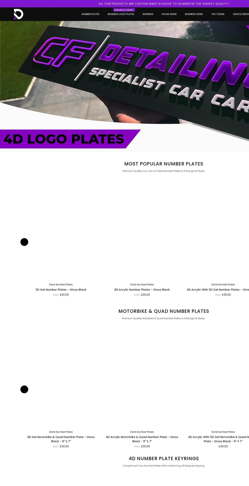 DANK Shopify theme site example thedankgroup.com
