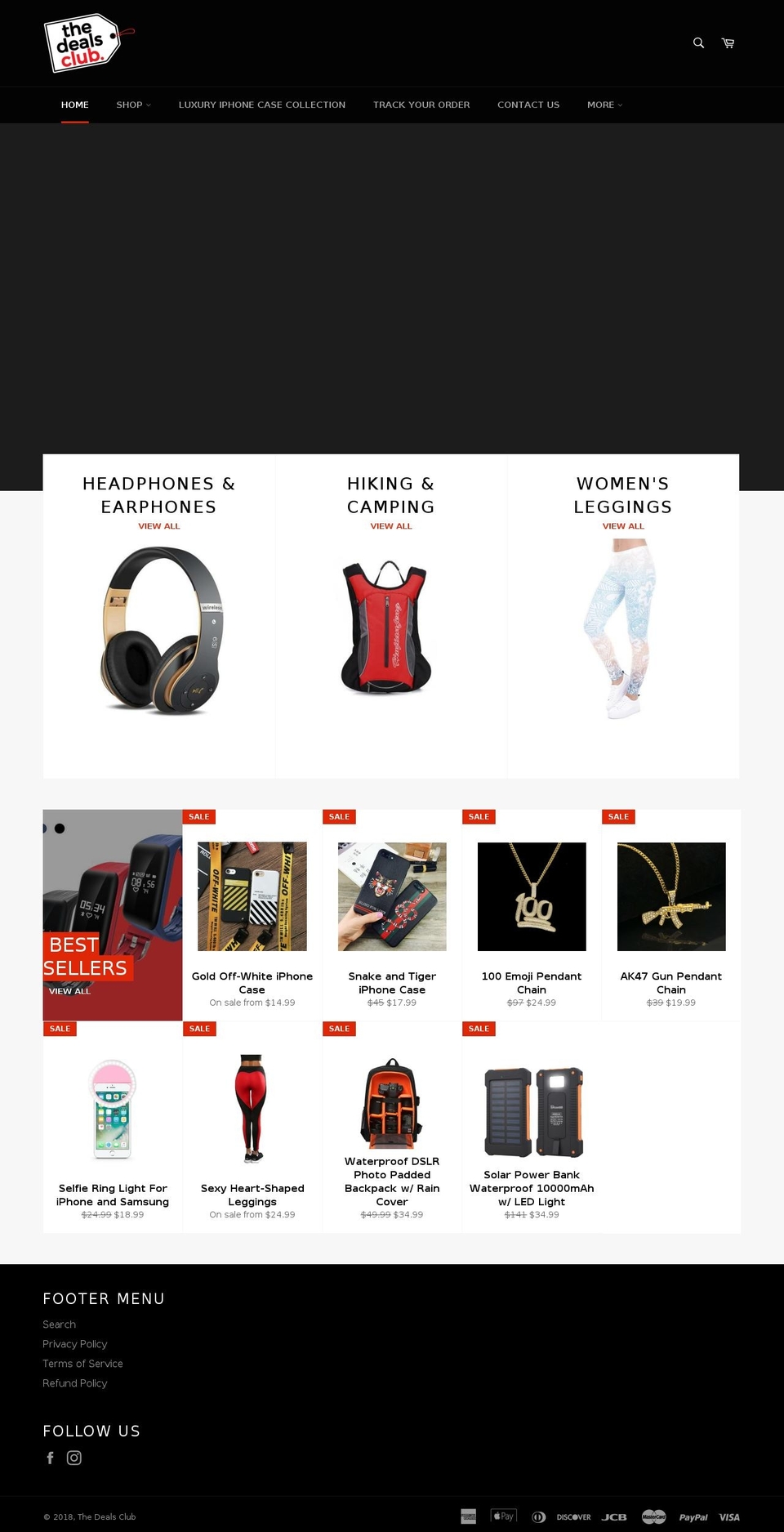 thedealsclub.com — Shopify storefront screenshot