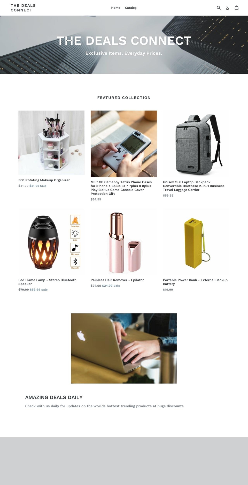 thedealsconnect.com — Shopify storefront screenshot