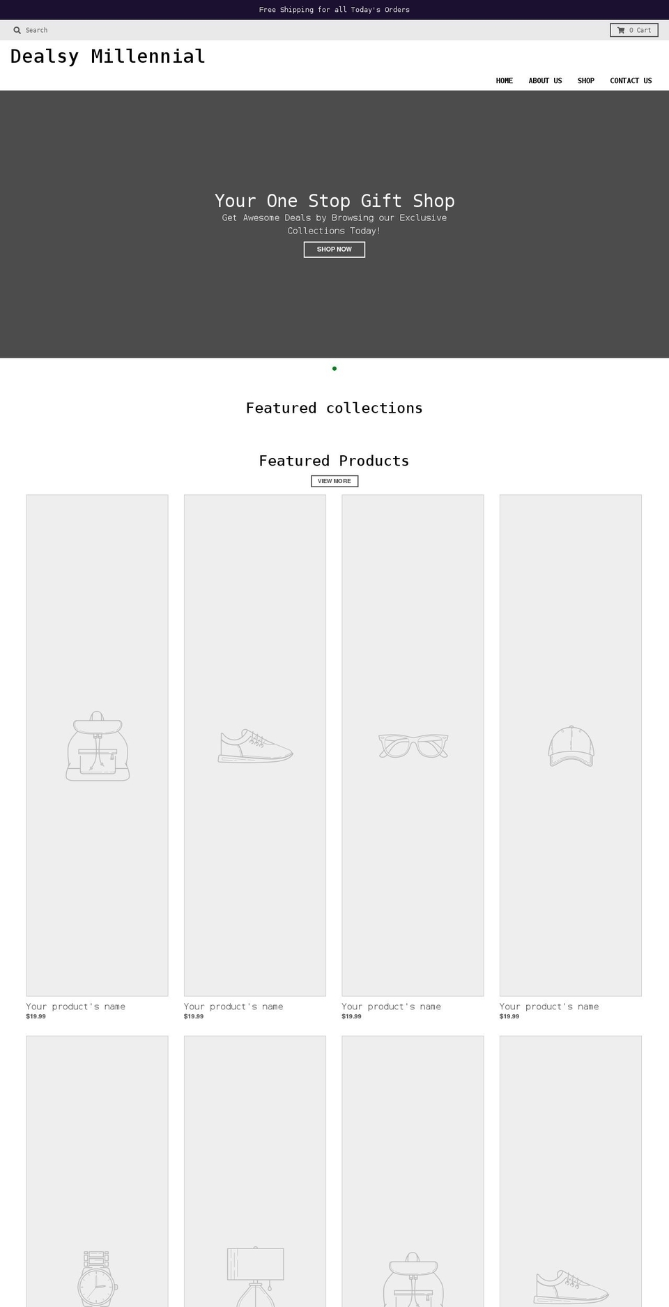 thedealsy.com shopify website screenshot