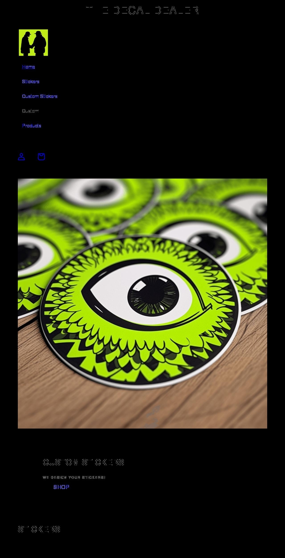 thedecaldealer.com shopify website screenshot