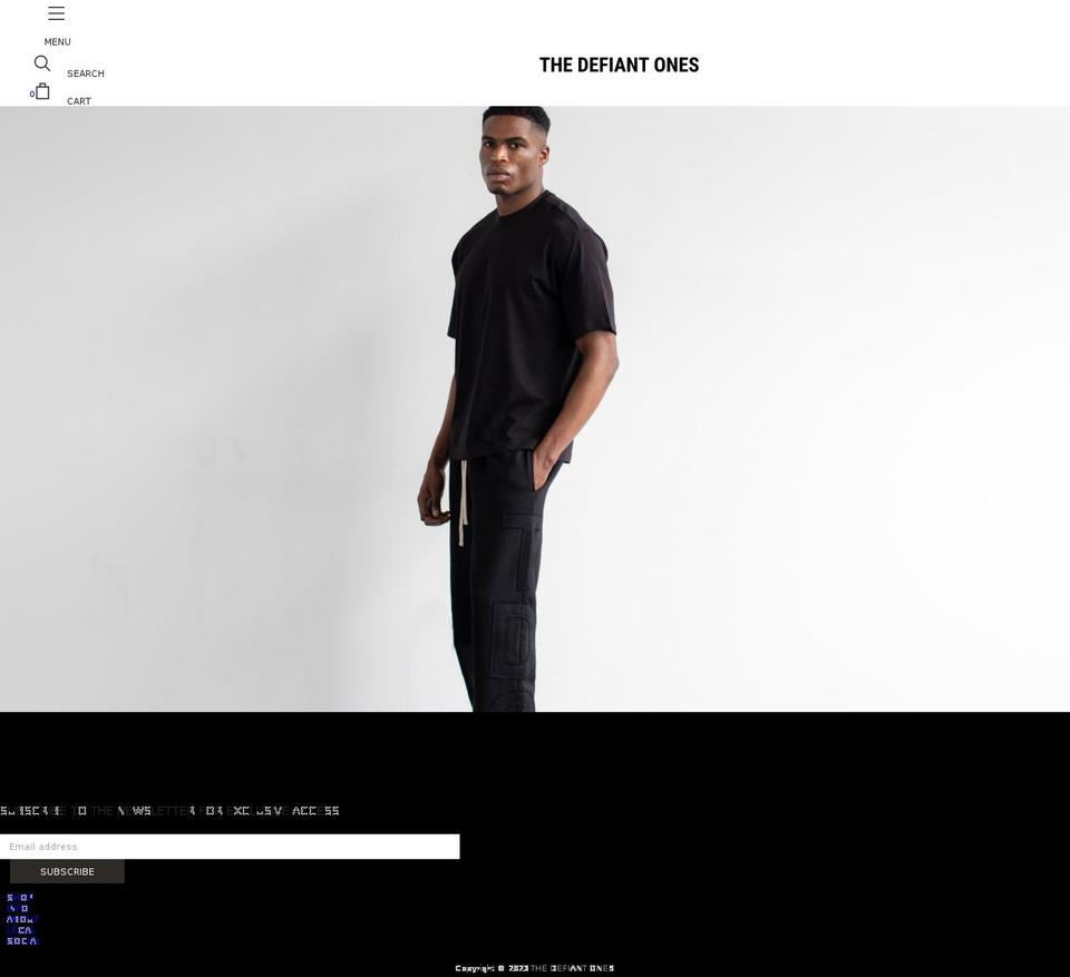 Shopify Shopify theme site example thedefiantones.co.uk