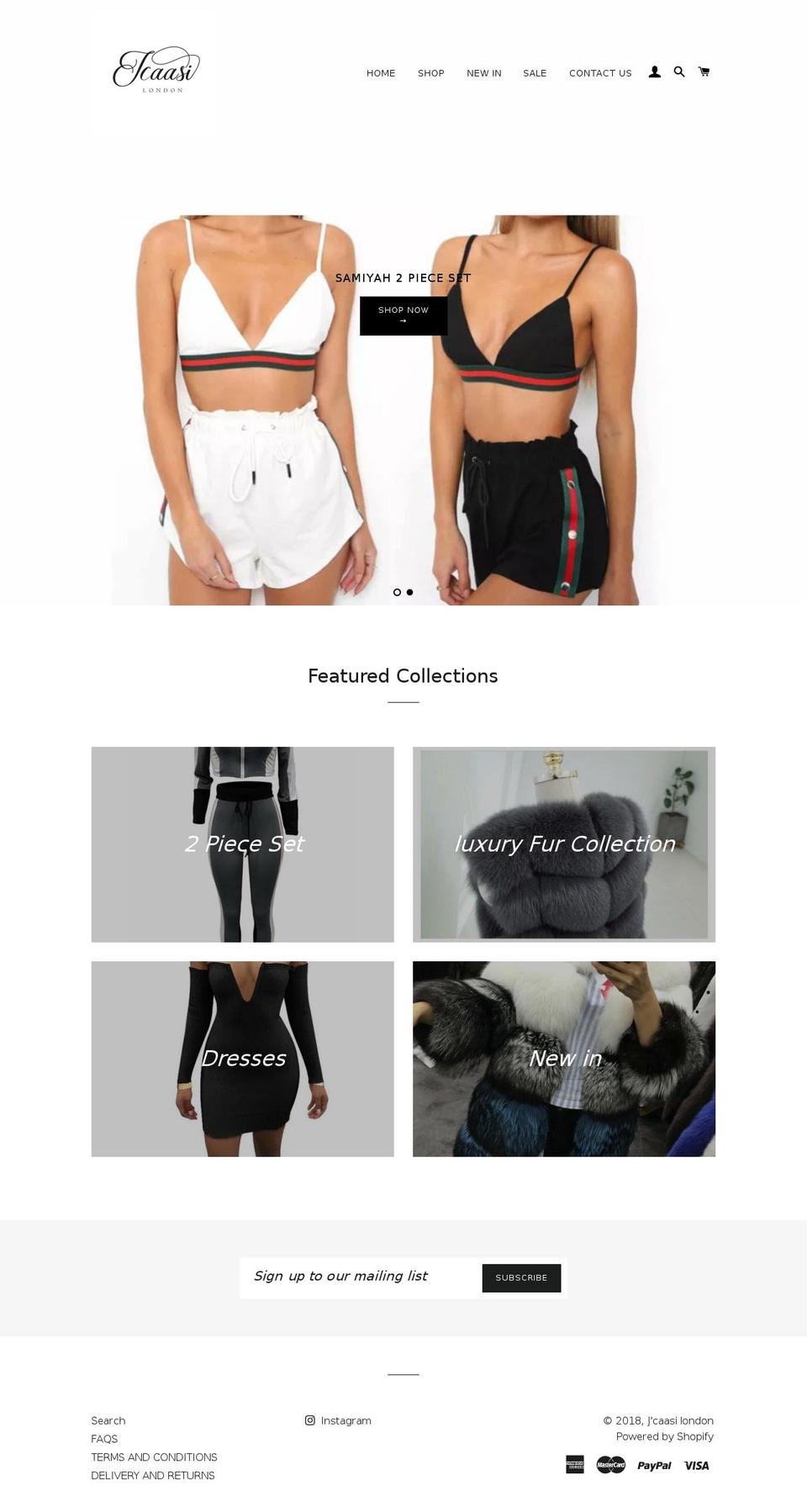 thedeluxehair.com — Shopify storefront screenshot