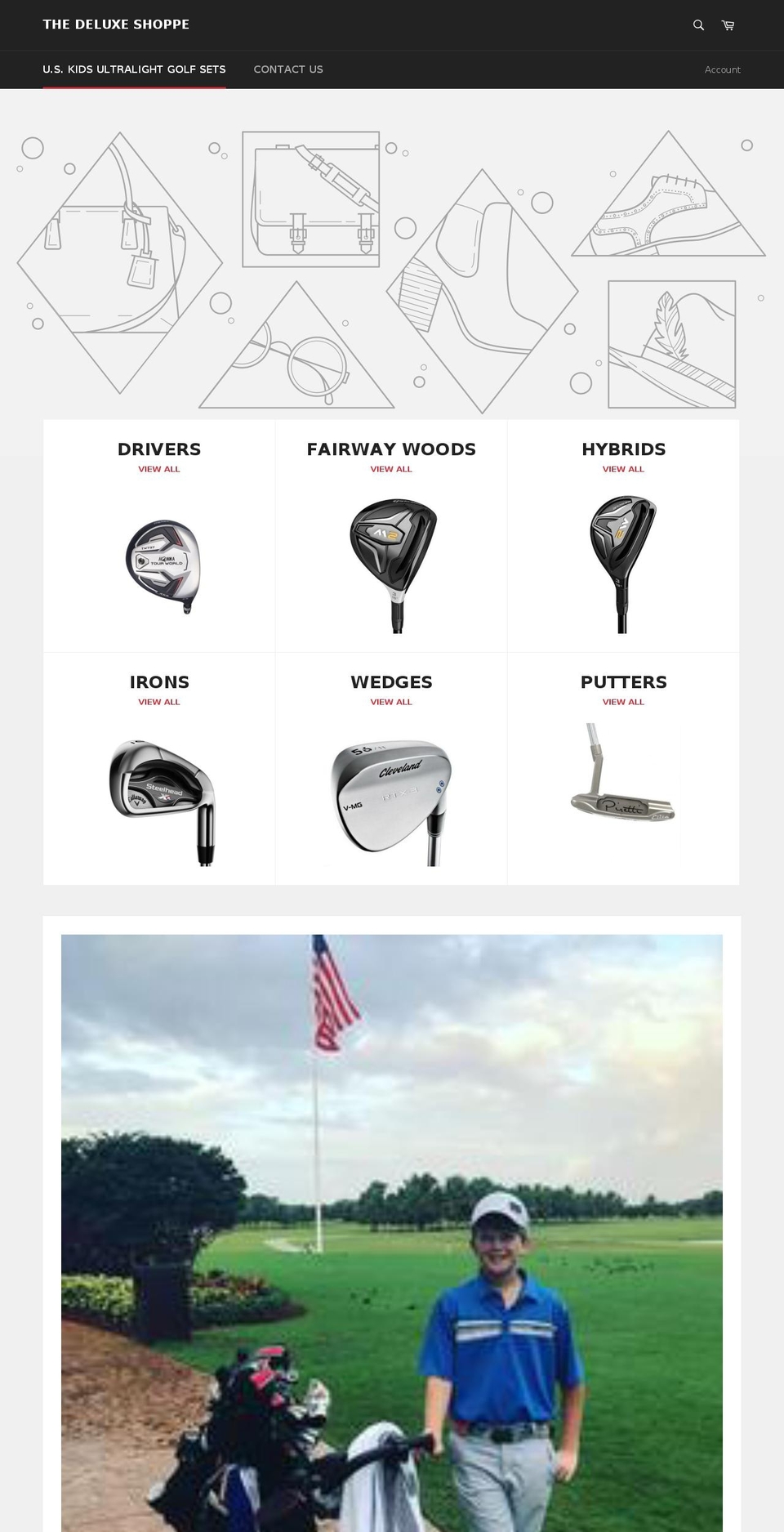thedeluxeshoppe.com — Shopify storefront screenshot