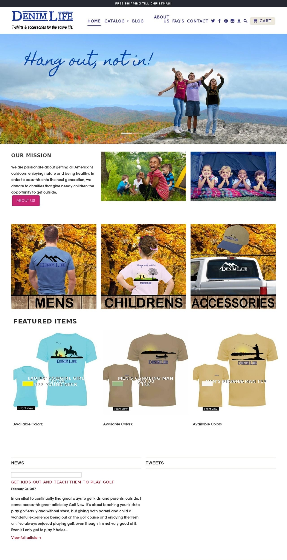 thedeniumlife.com shopify website screenshot