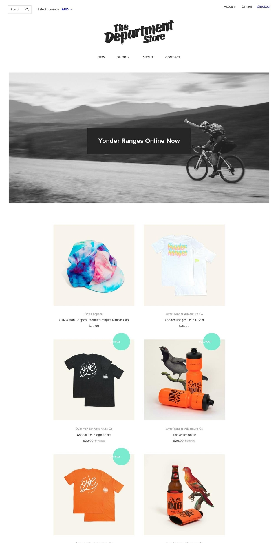 thedepartmentstore.cc shopify website screenshot