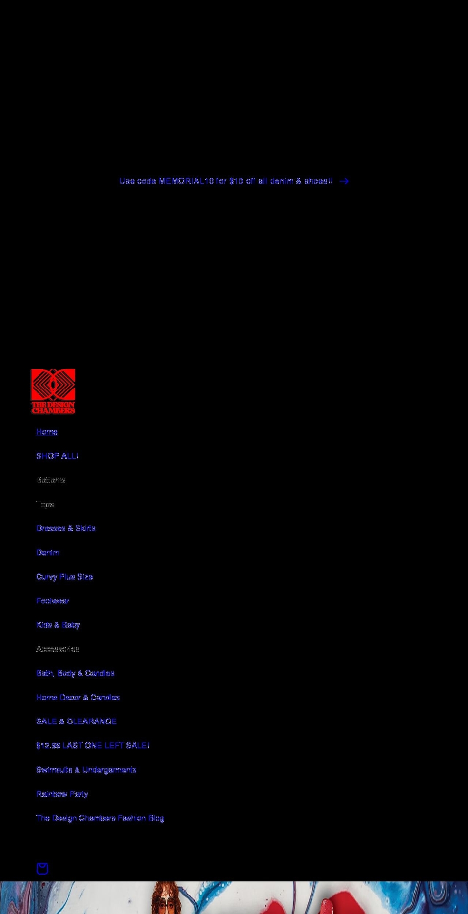 thedesignchambers.com shopify website screenshot