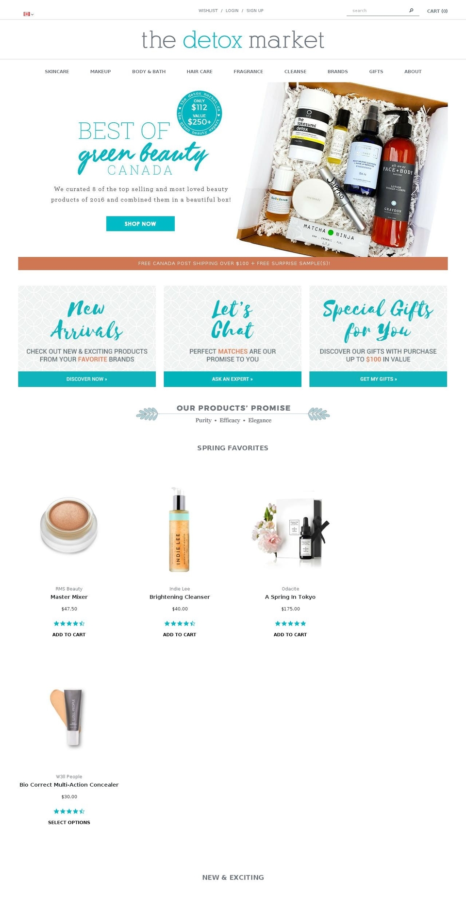 thedetoxmarket.ca shopify website screenshot