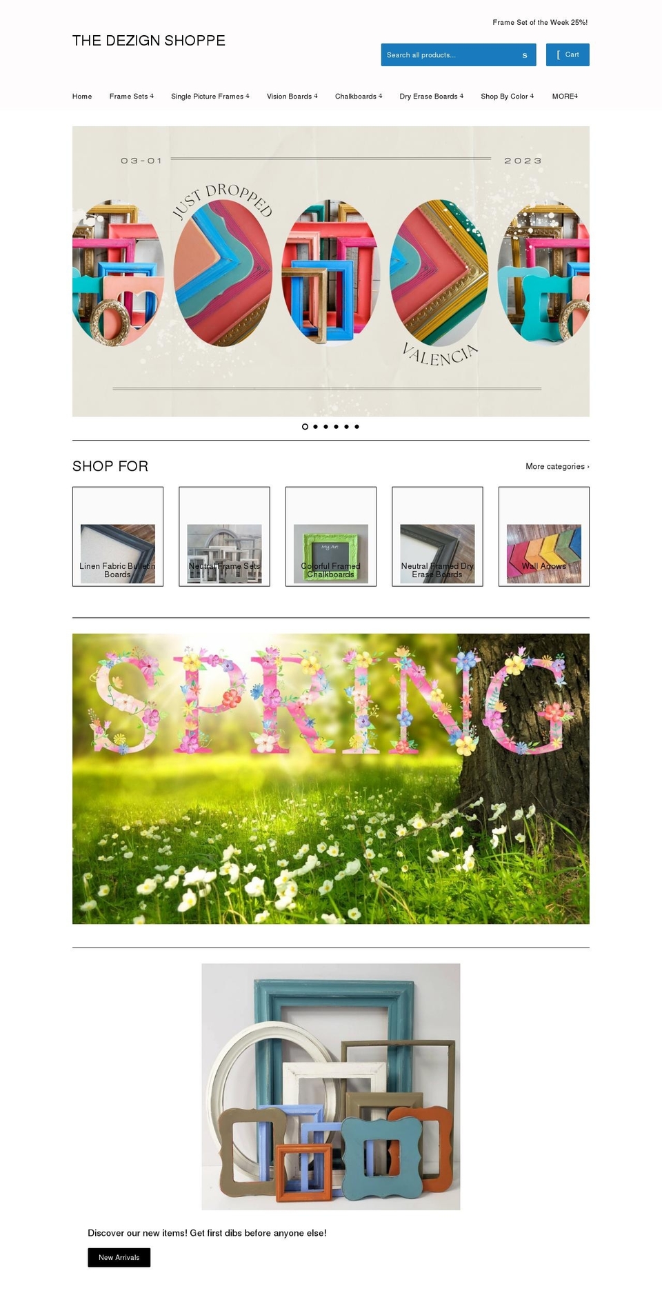 thedezignshoppe.com shopify website screenshot