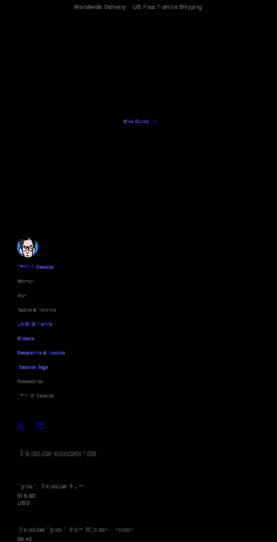 thediabeticsurvivor.com — Shopify storefront screenshot