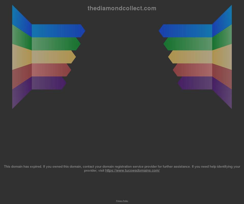 thediamondcollect.com shopify website screenshot