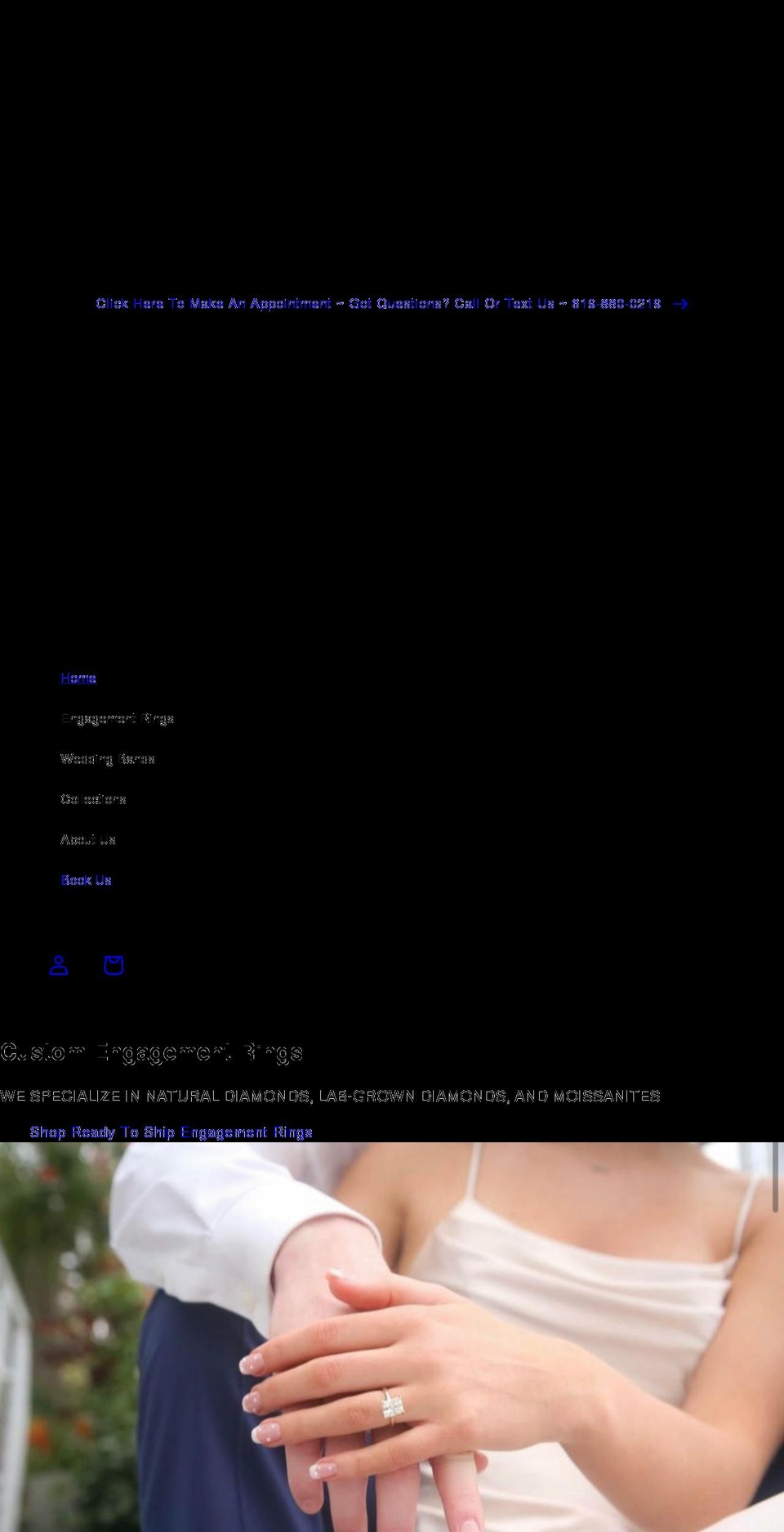 thediamonddaughters.com shopify website screenshot