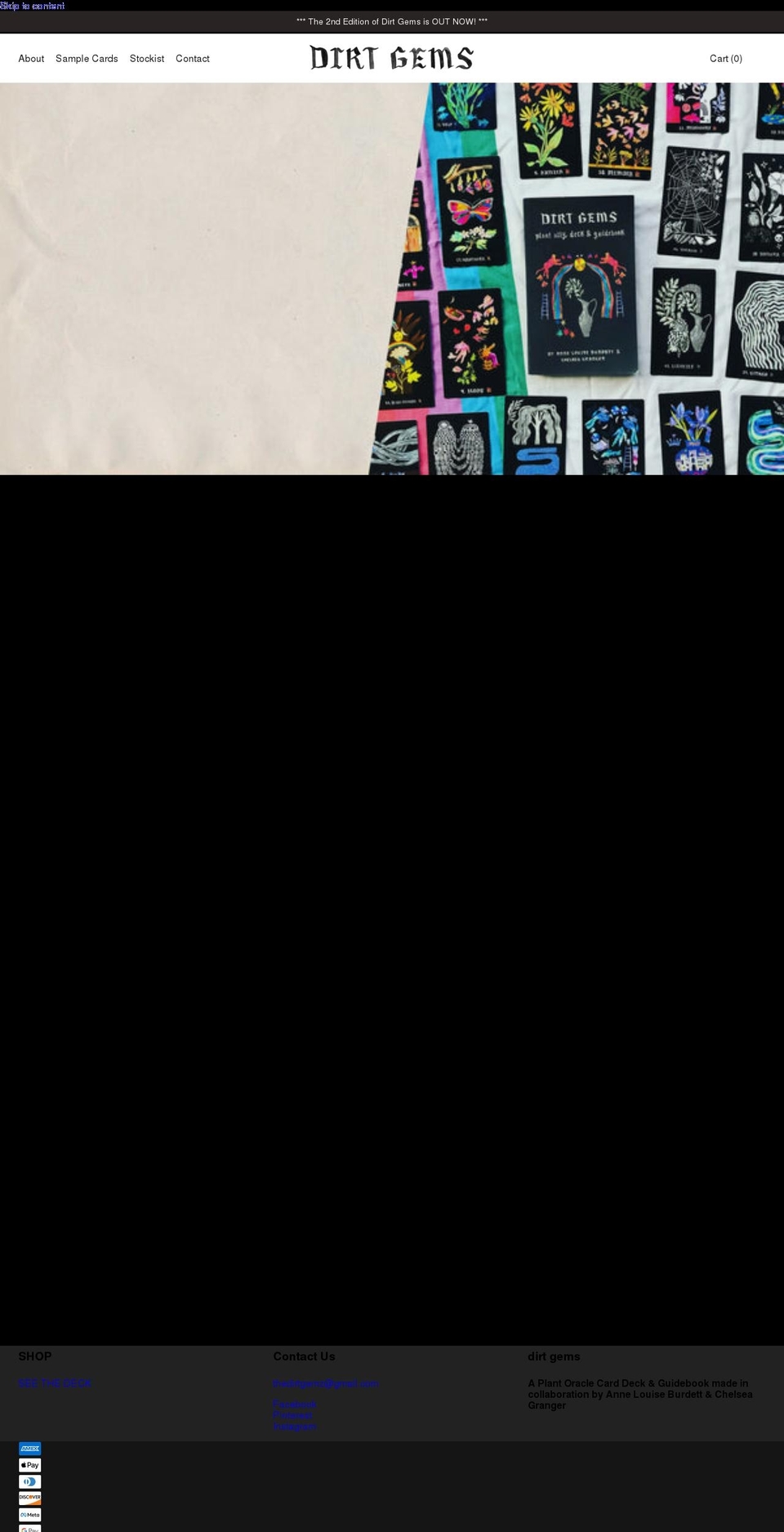 thedirtgems.com shopify website screenshot