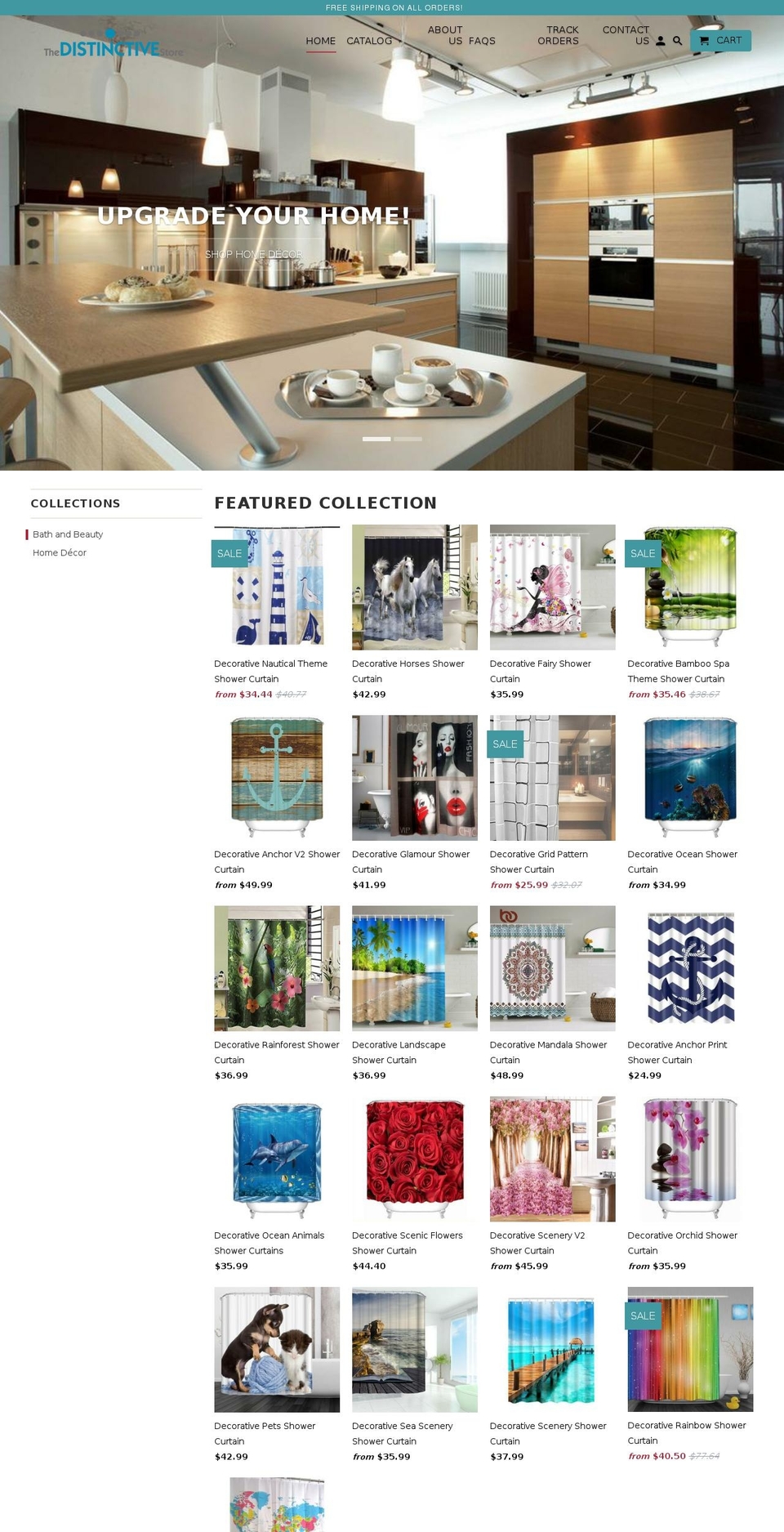 thedistinctivestore.com — Shopify storefront screenshot