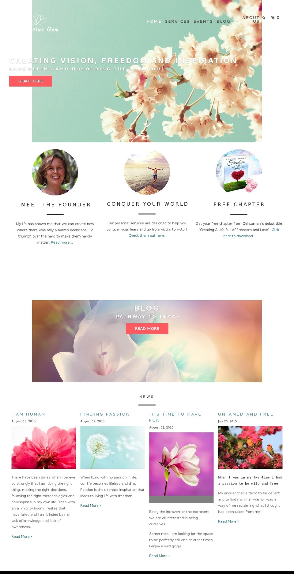 thedivinegem.com shopify website screenshot