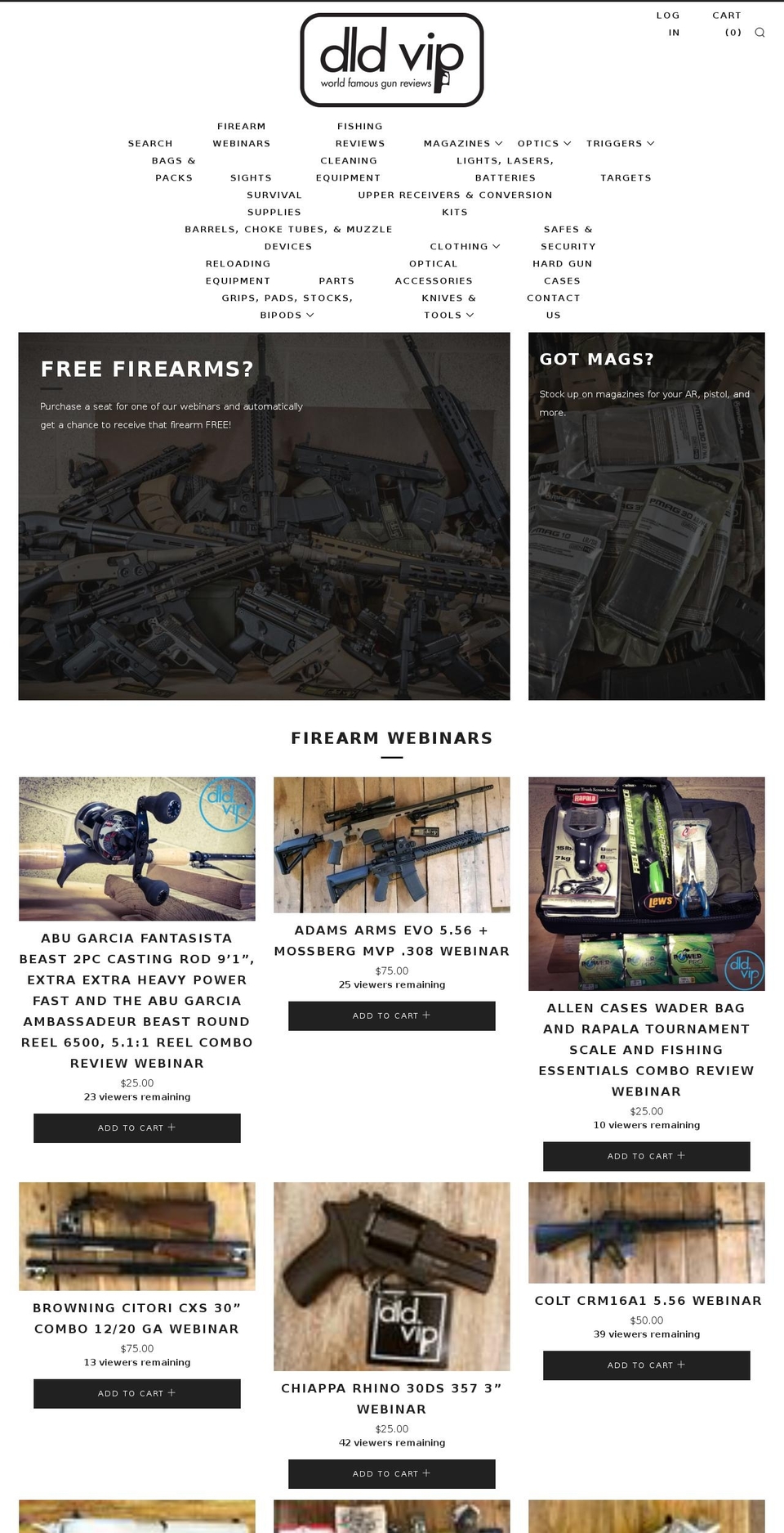 thedldllc.com — Shopify storefront screenshot