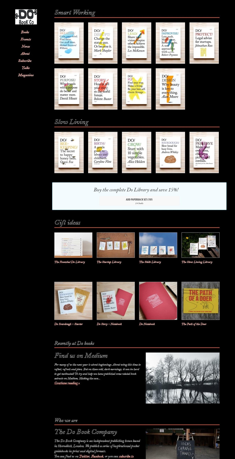 thedobook.co shopify website screenshot