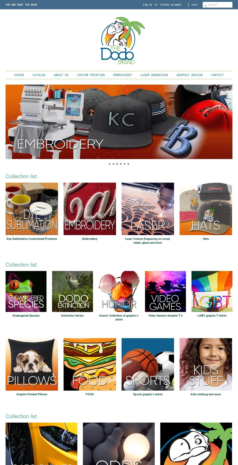 thedodobrand.com shopify website screenshot