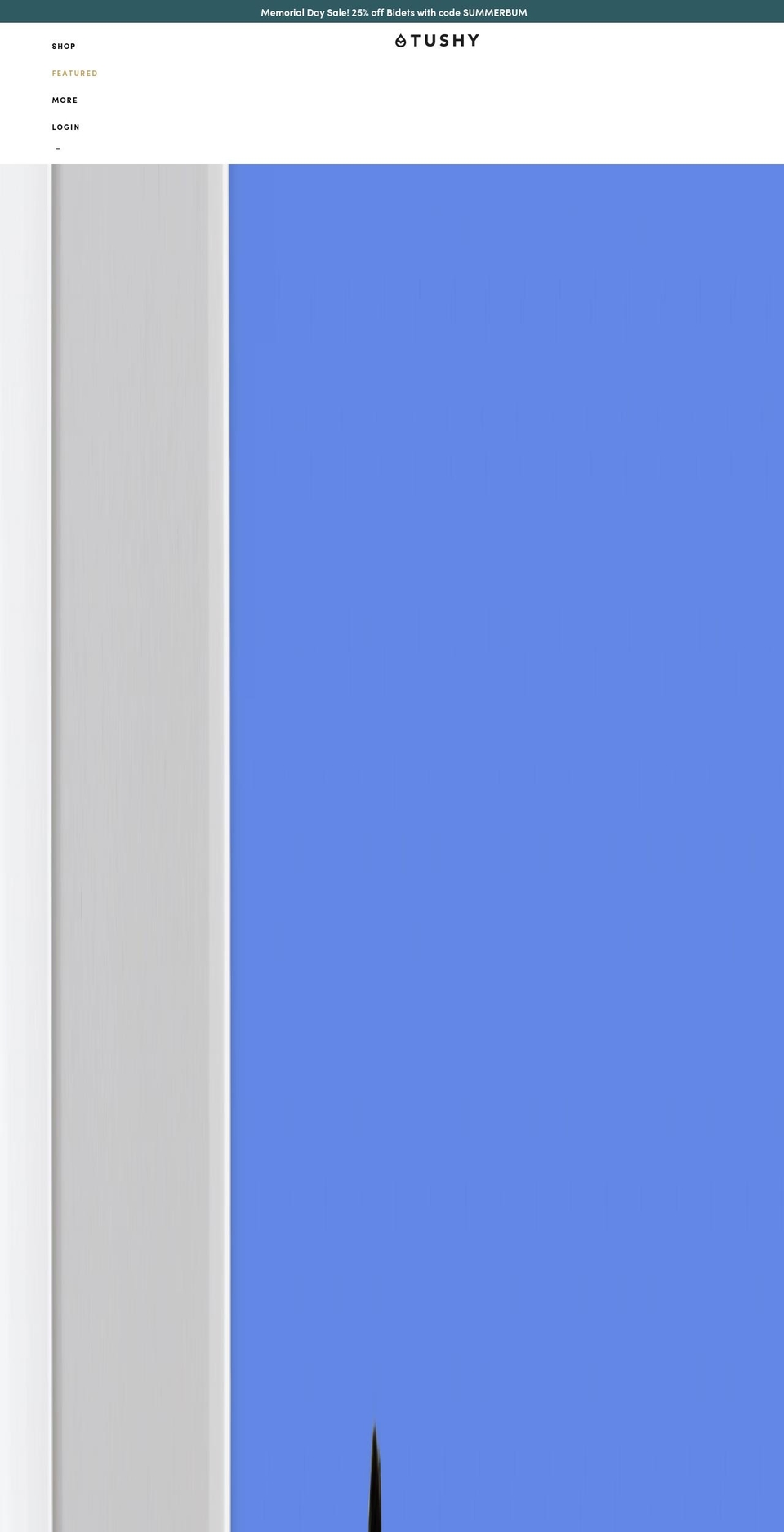 thedogbidet.com — Shopify storefront screenshot