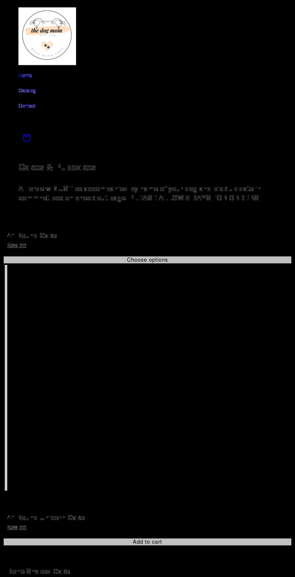 thedogmom.net shopify website screenshot