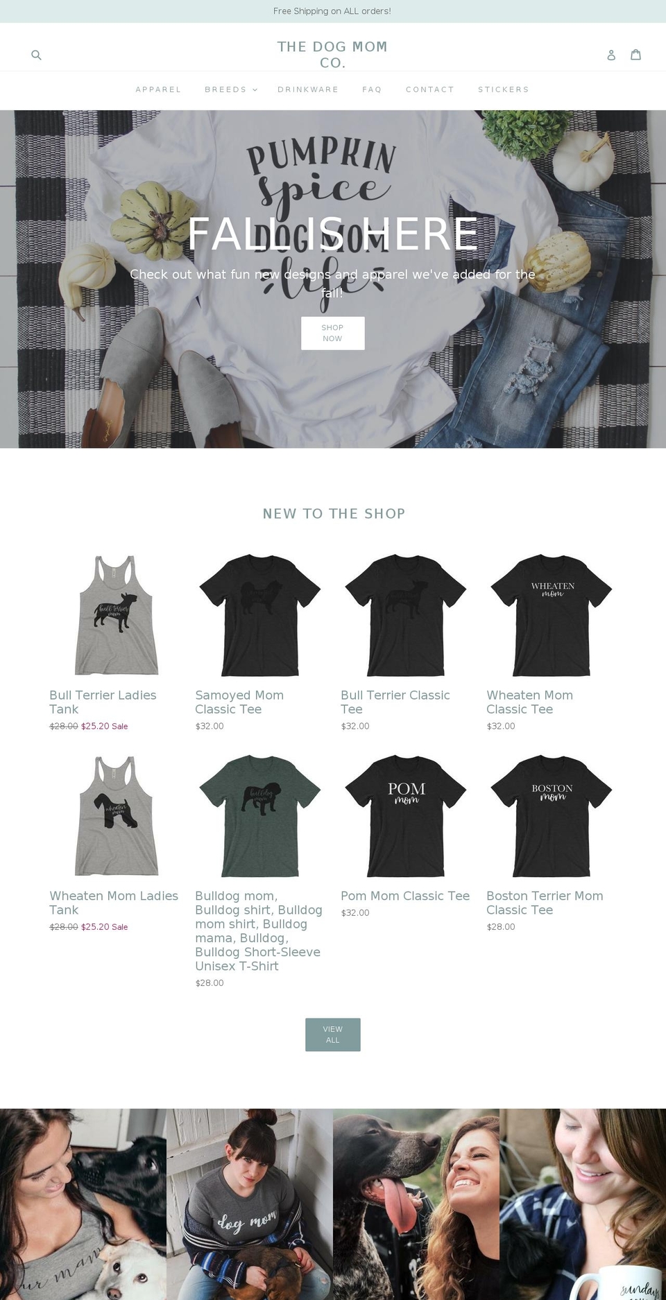 feminine-shopify-theme-tranquil Shopify theme site example thedogmomco.com