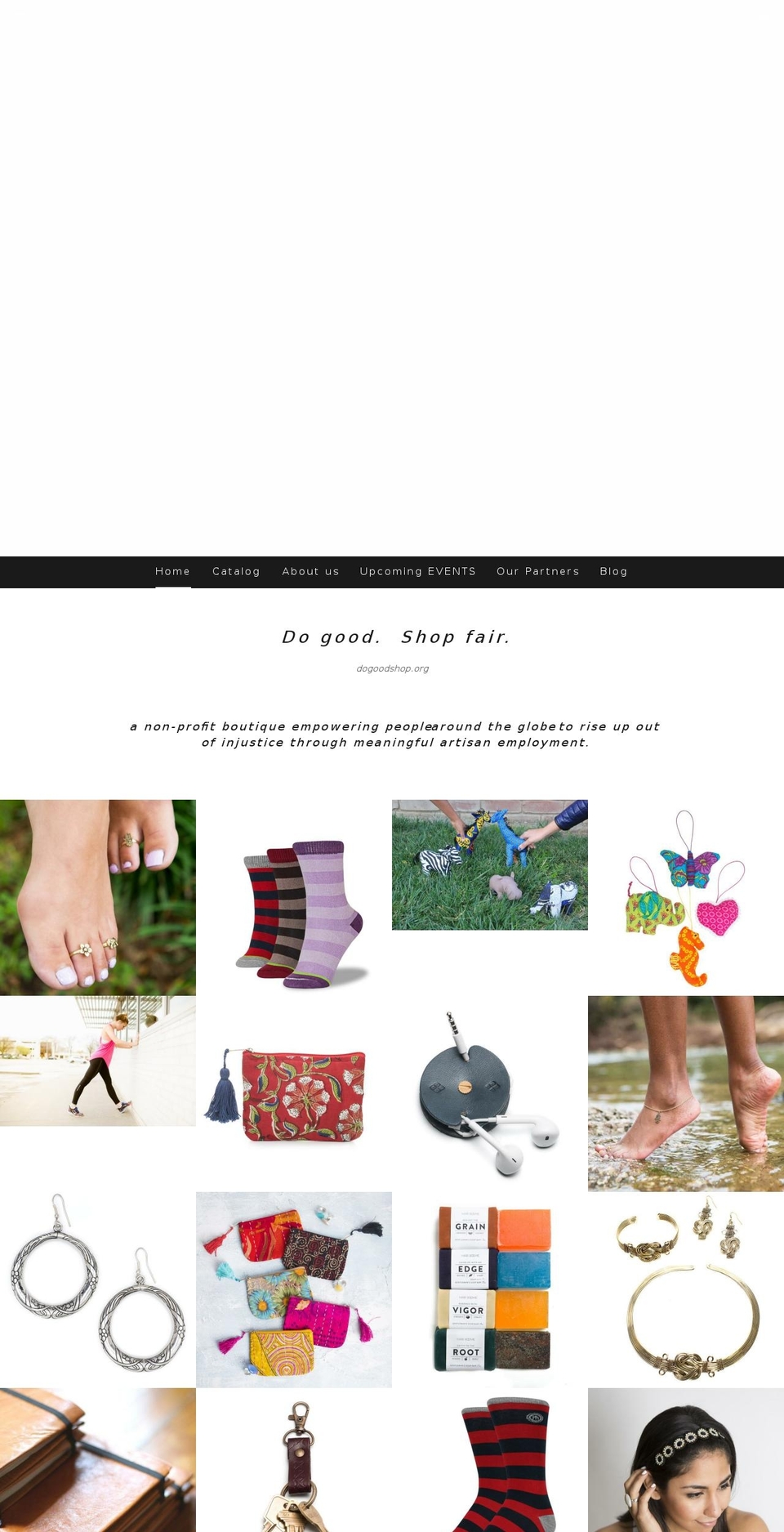 thedogoodshop.org shopify website screenshot