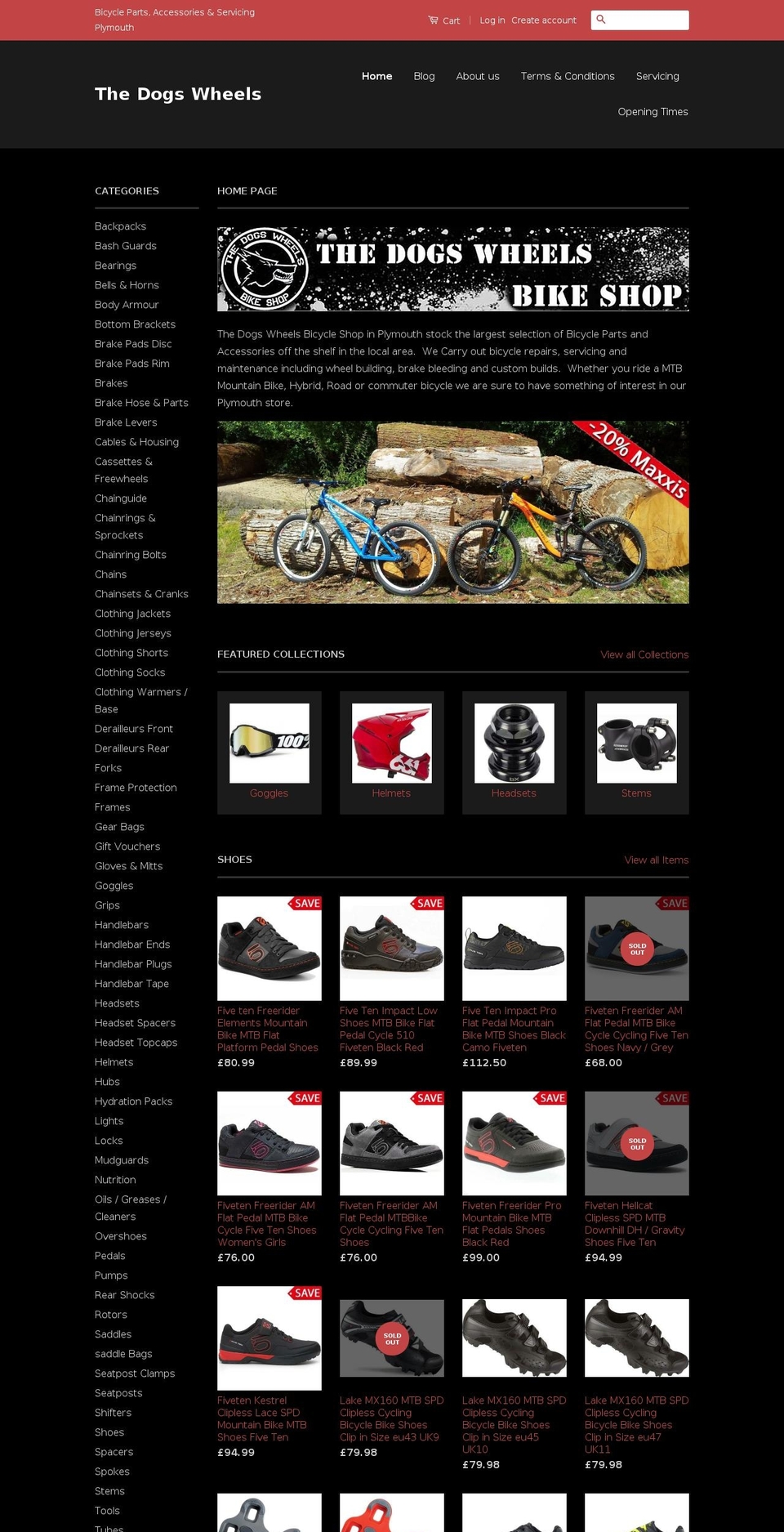 thedogswheels.co.uk shopify website screenshot