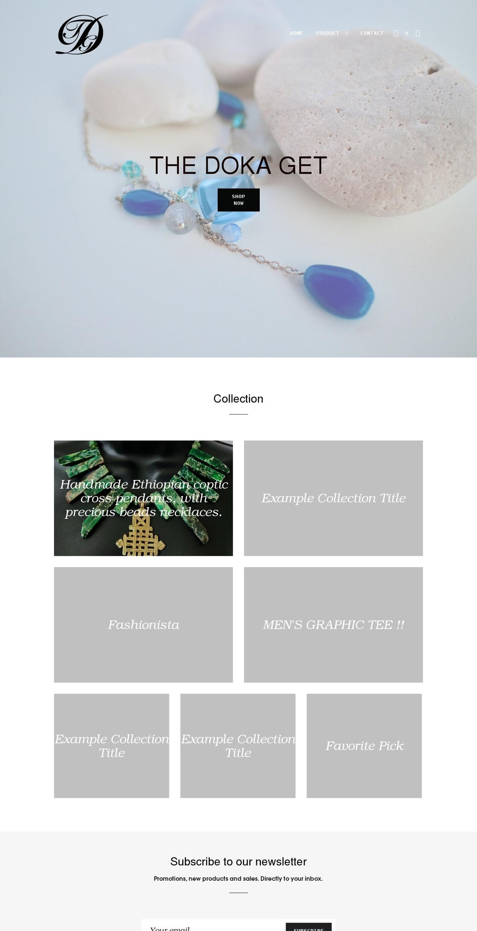 thedokaget.com shopify website screenshot