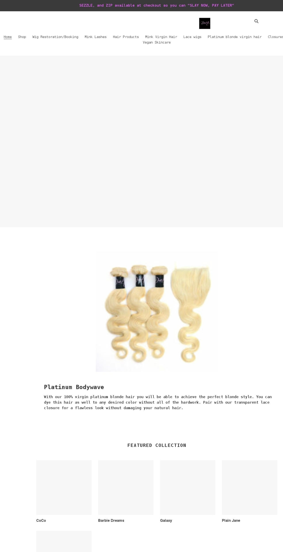 thedollhouseuniverse.com shopify website screenshot