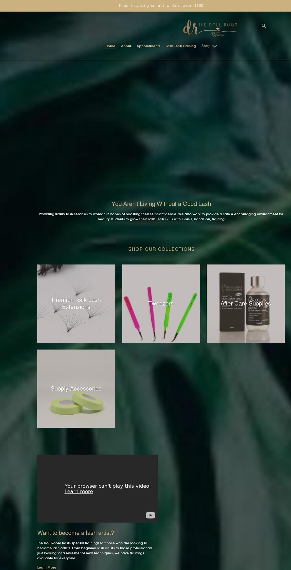 itgbh Shopify theme site example thedollroomhnl.com