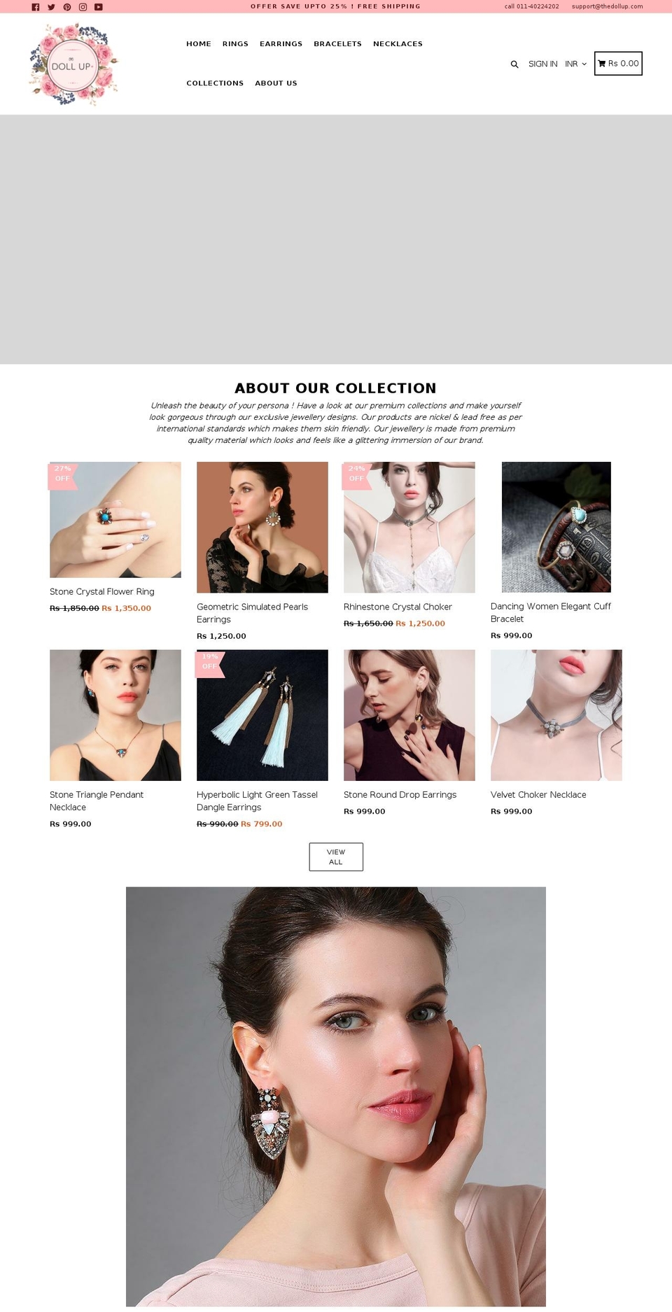 thedollup.com — Shopify storefront screenshot