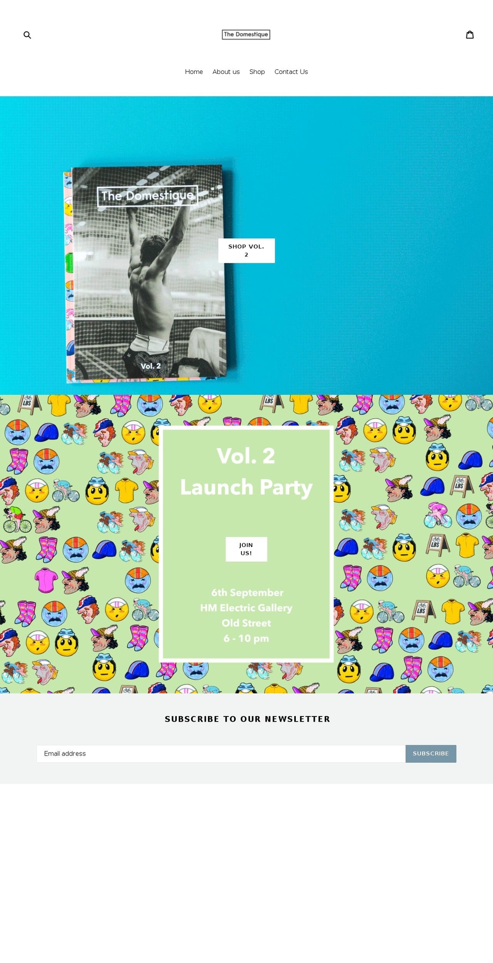 thedomestiquemag.com — Shopify storefront screenshot
