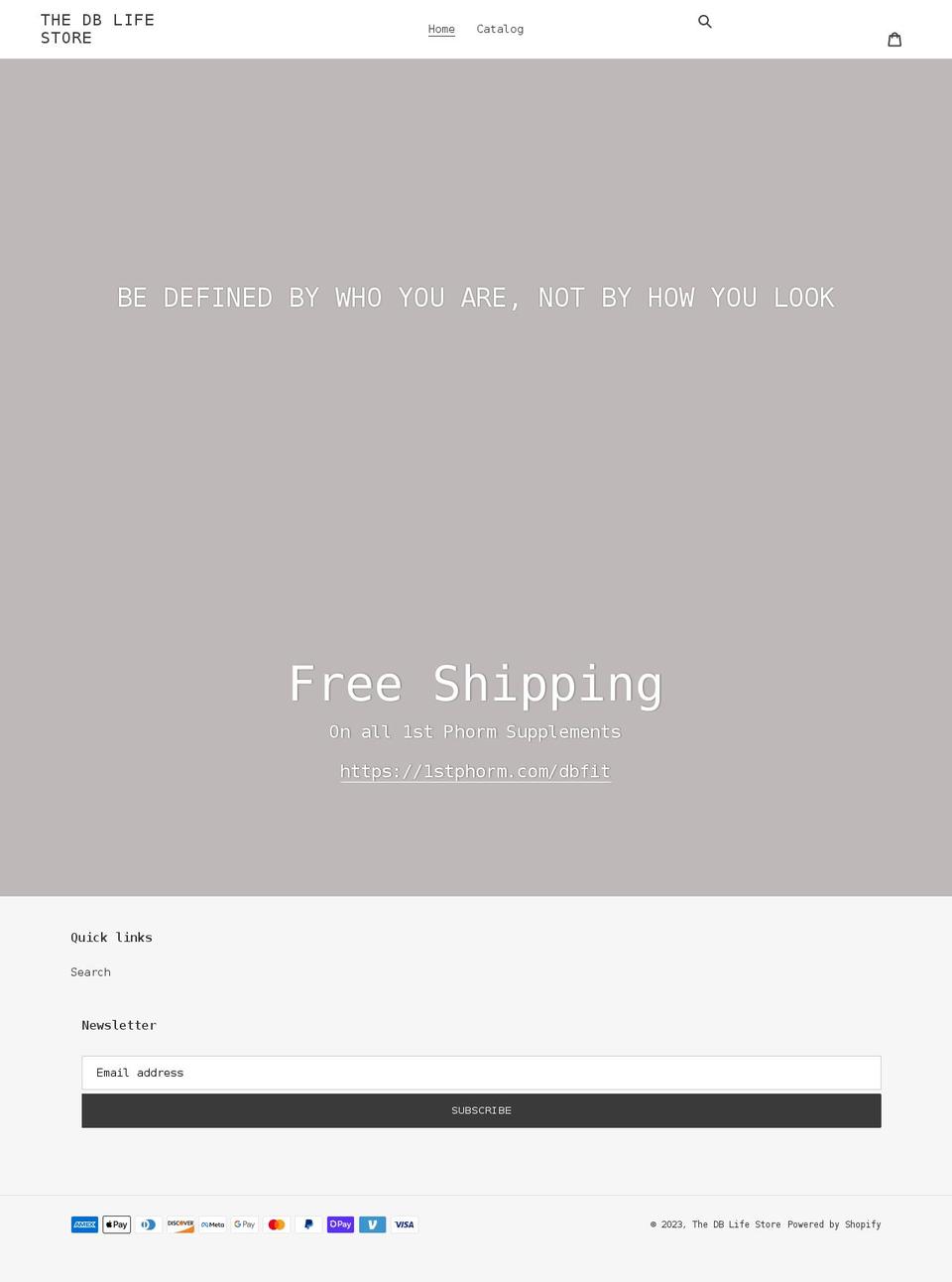 thedonbrown.com shopify website screenshot