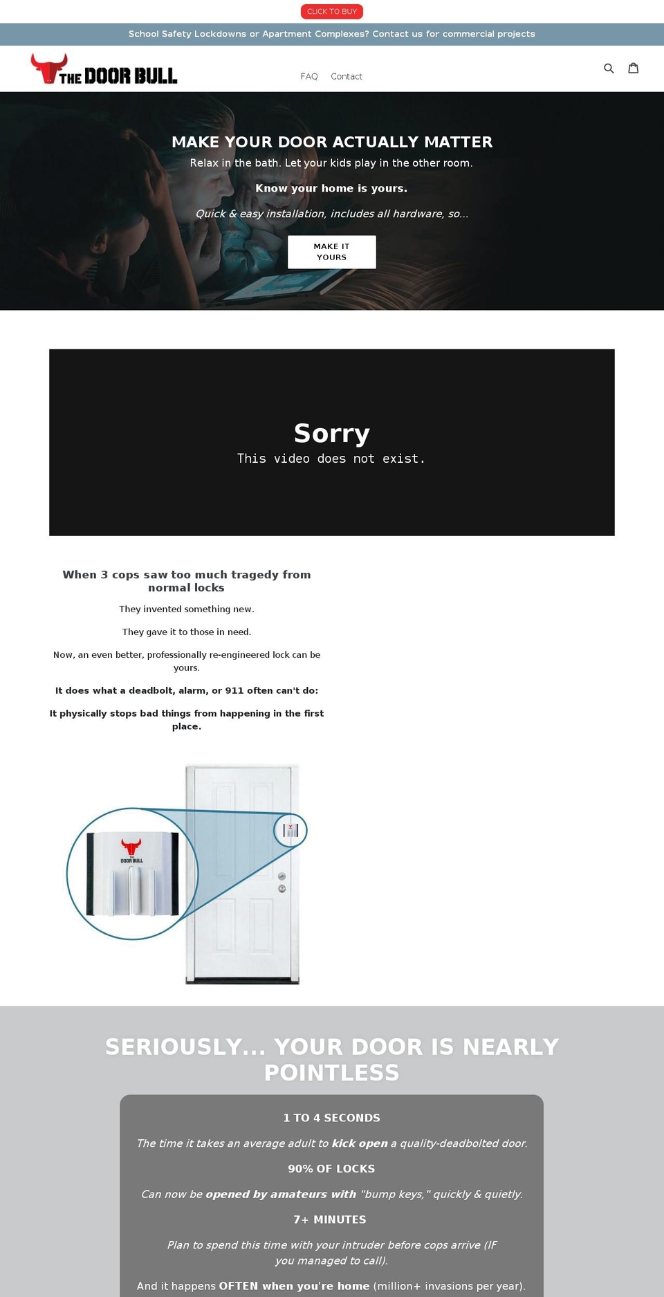thedoorbull.com — Shopify storefront screenshot