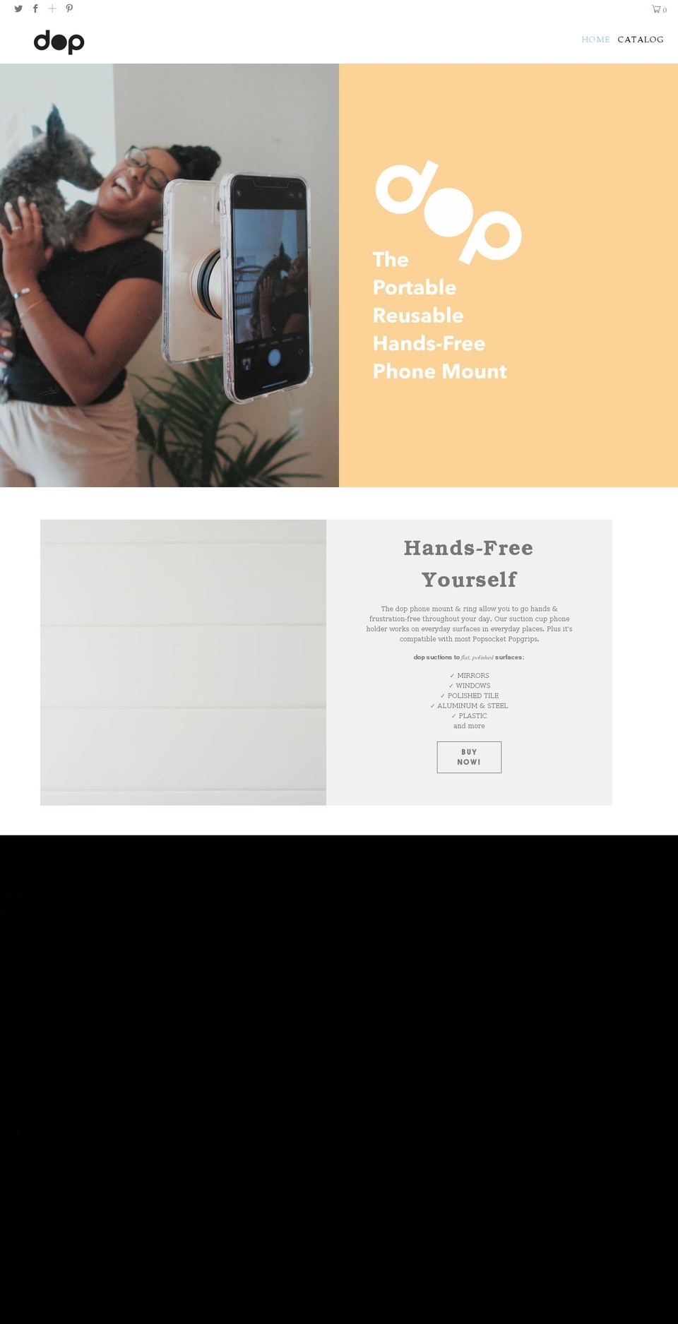 thedop.com shopify website screenshot