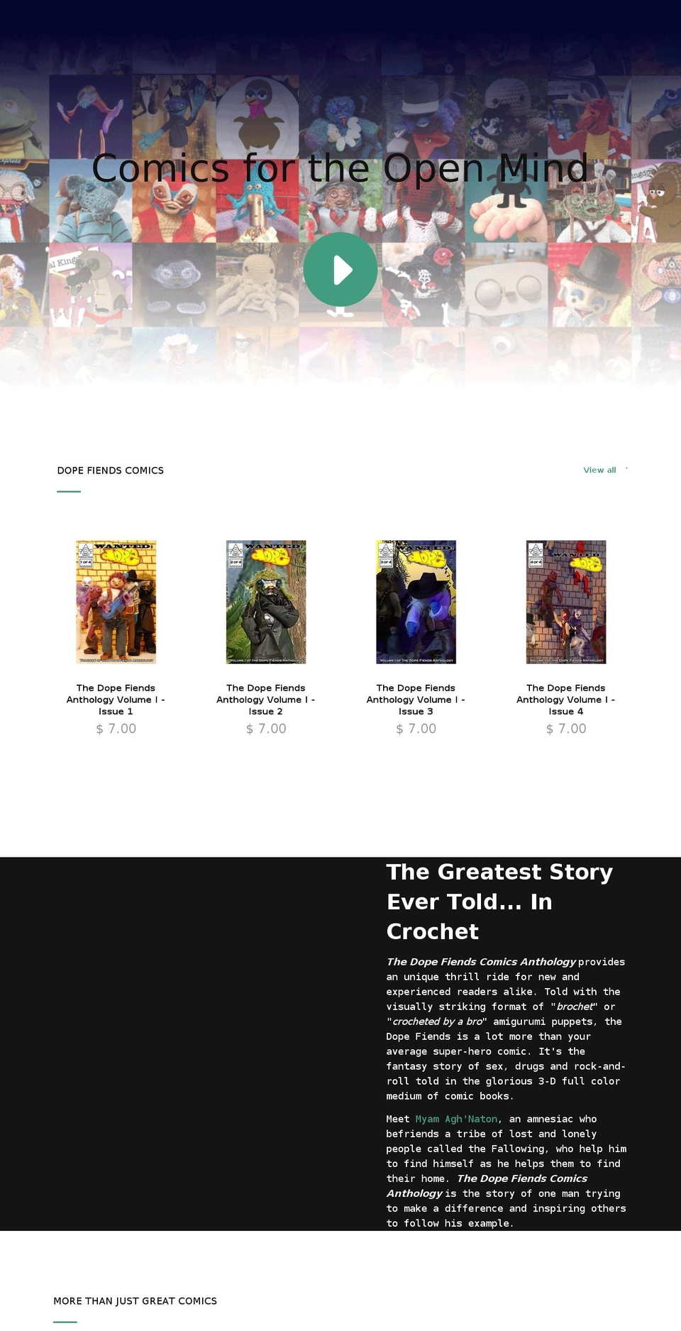 thedopefiends.com — Shopify storefront screenshot