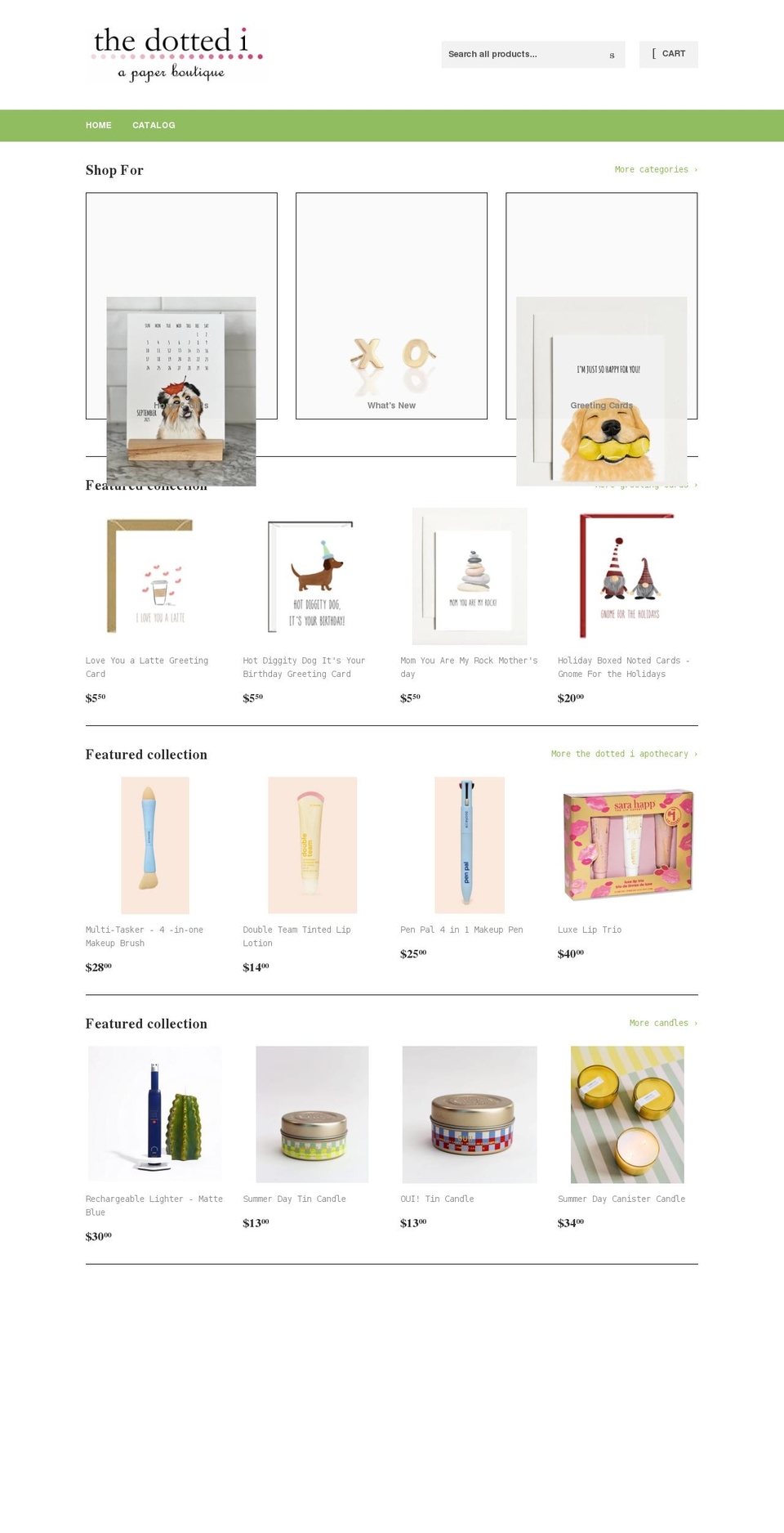 thedottedi.net shopify website screenshot