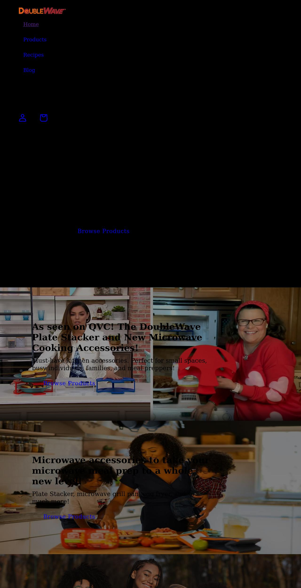 thedoublewave.com shopify website screenshot