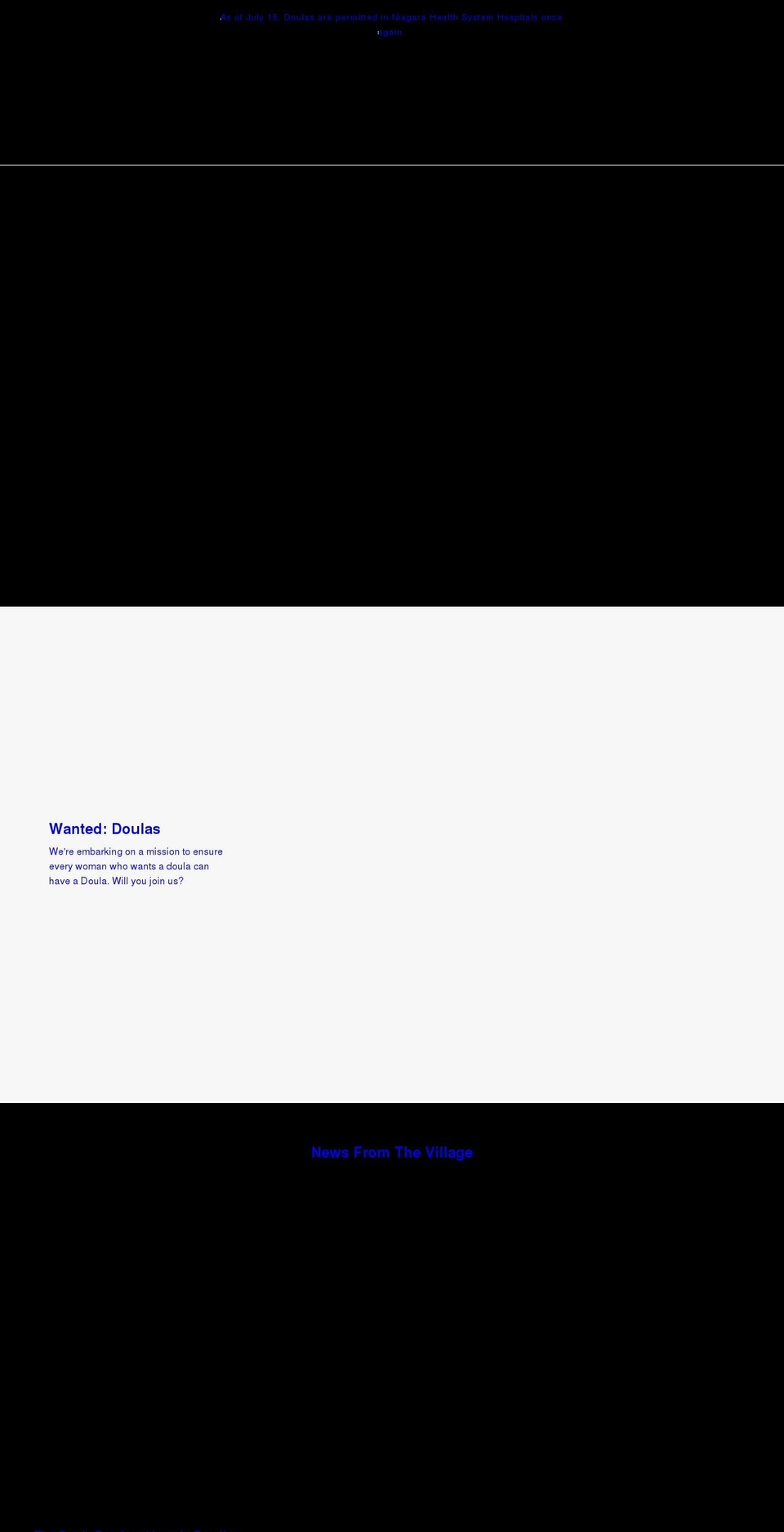 thedoulafund.ca shopify website screenshot