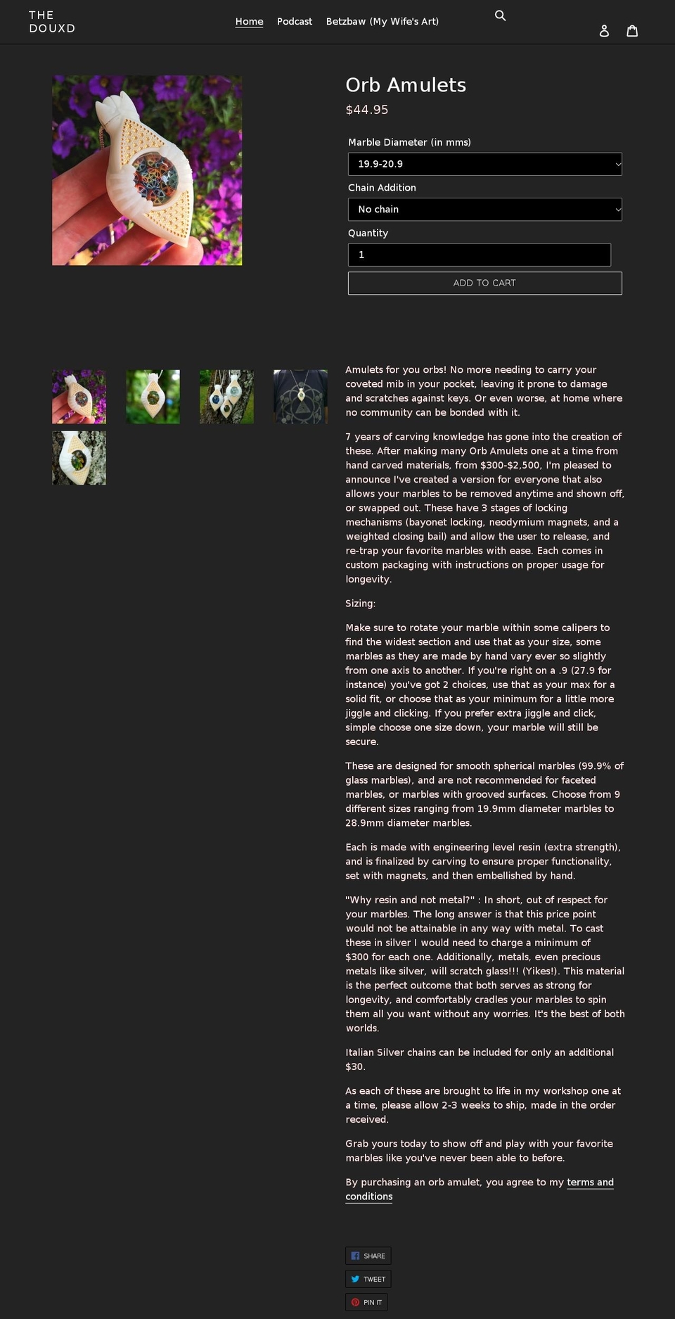 thedouxd.com shopify website screenshot