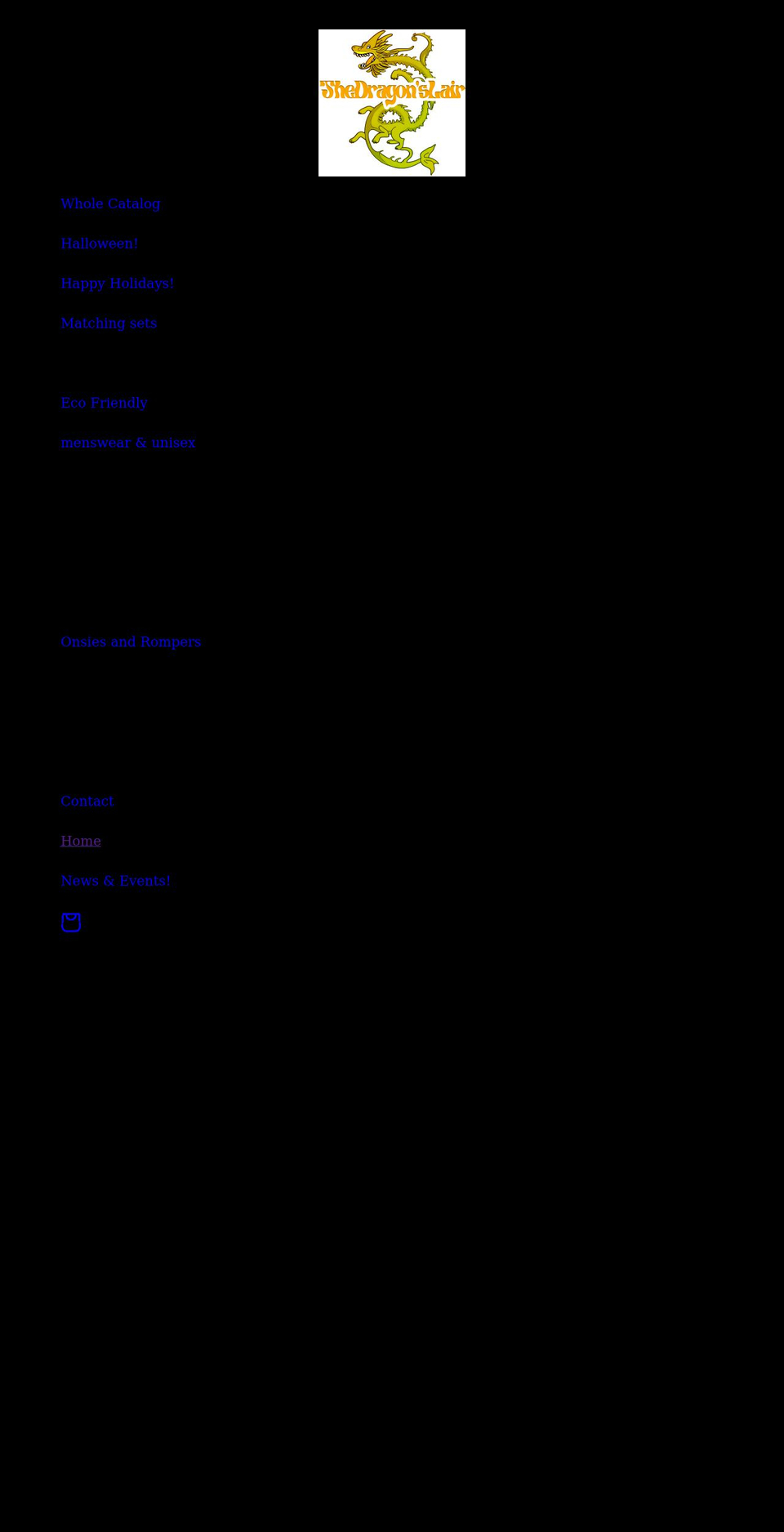 thedragonslair.net shopify website screenshot