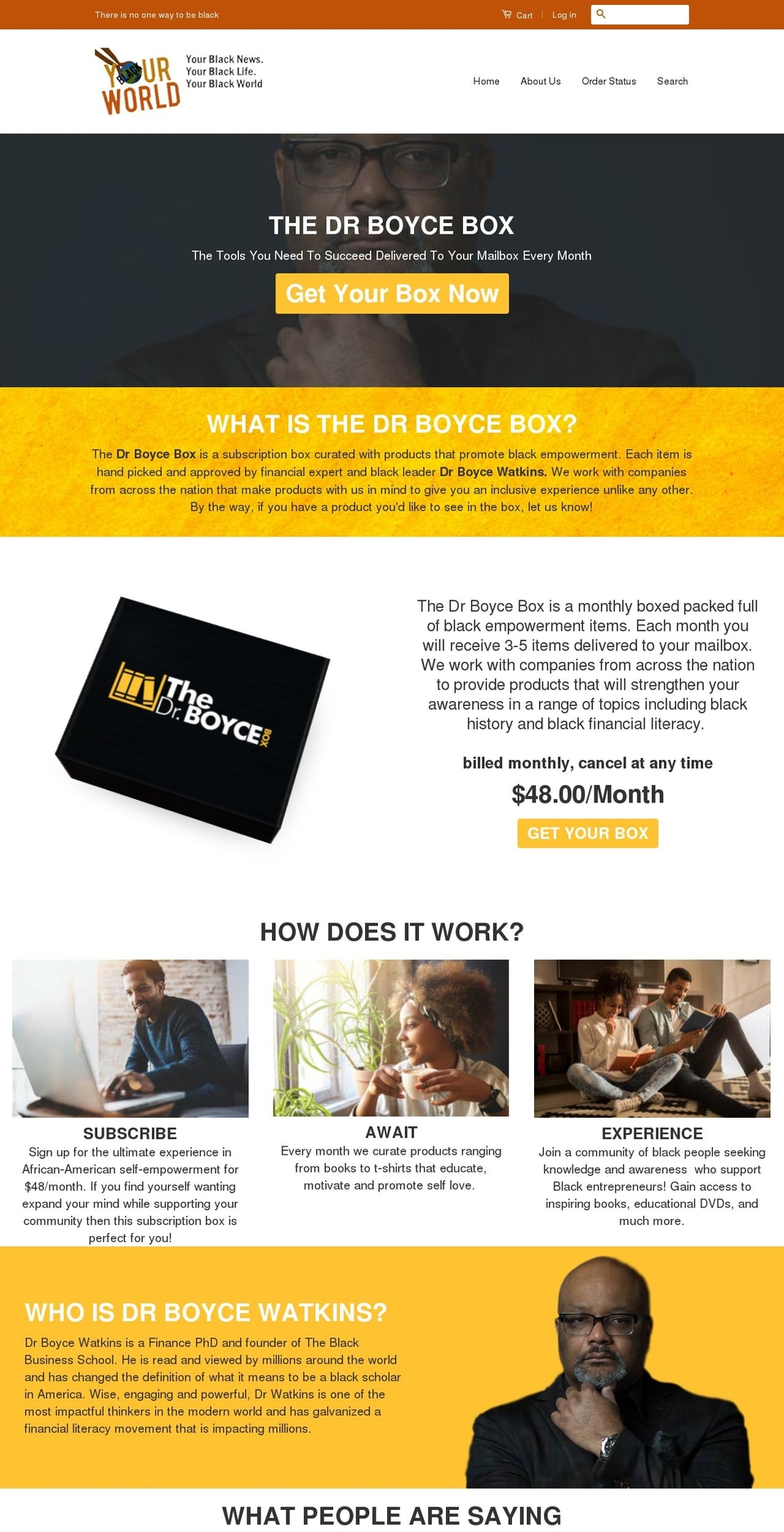 thedrboycebox.com — Shopify storefront screenshot