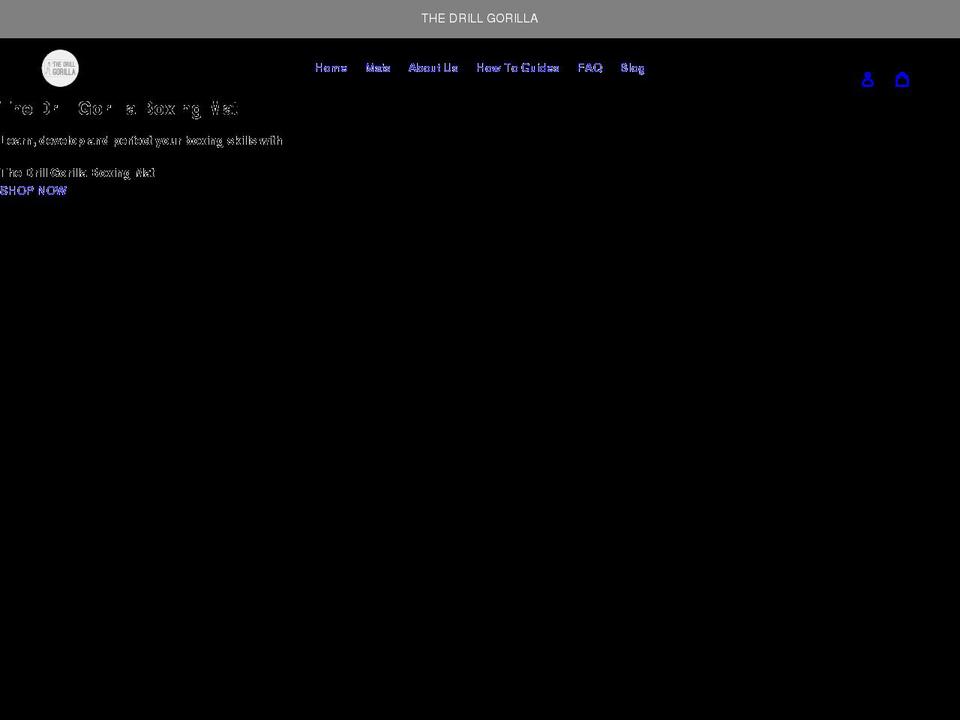 thedrillgorilla.co.uk shopify website screenshot