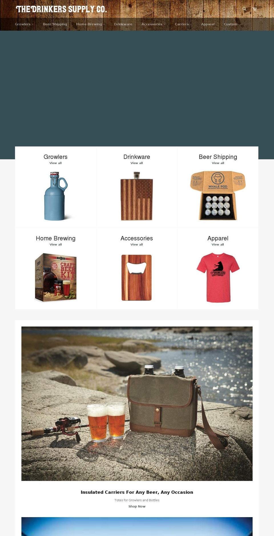 thedrinkerssupplyco.com shopify website screenshot