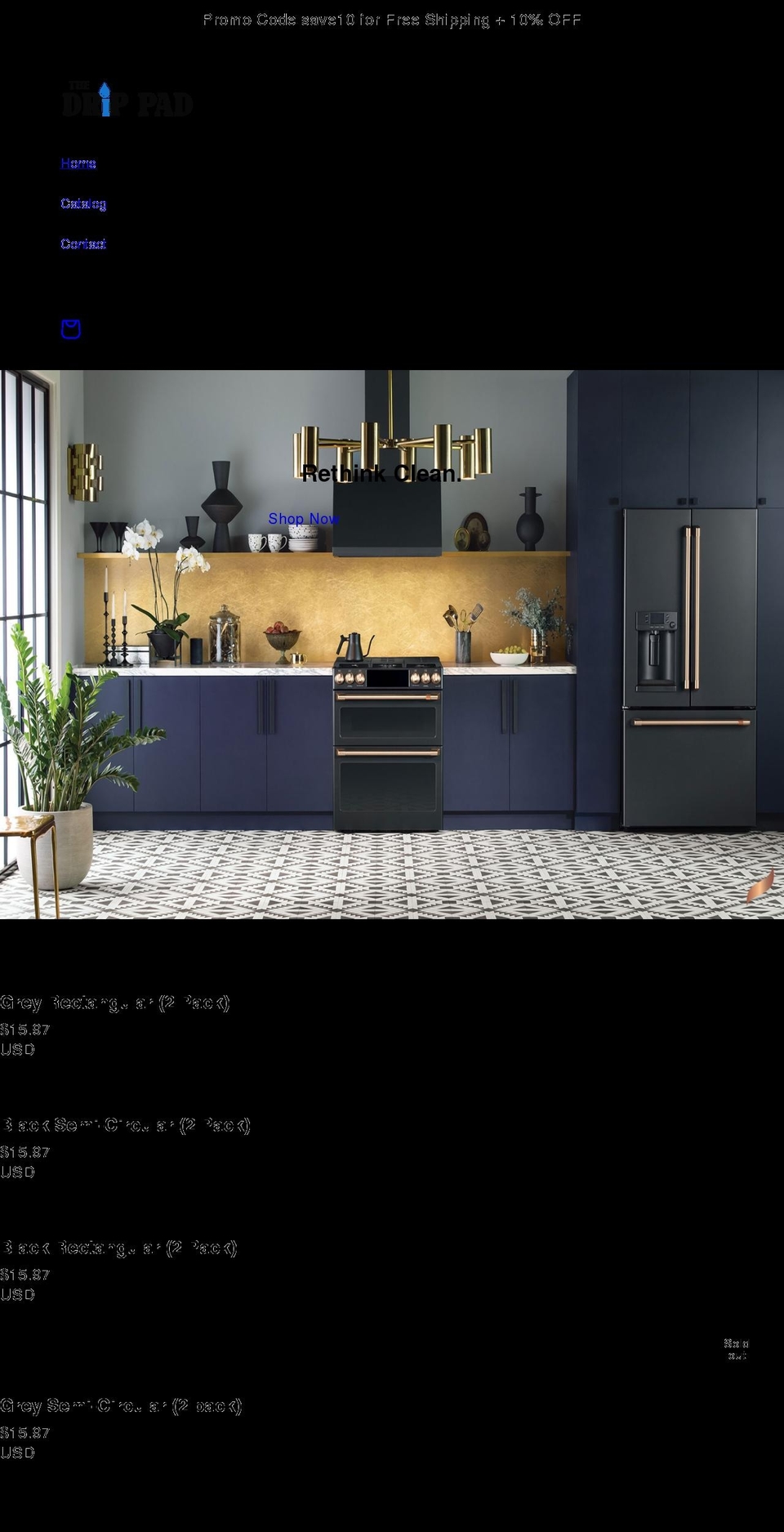 thedrippad.com shopify website screenshot