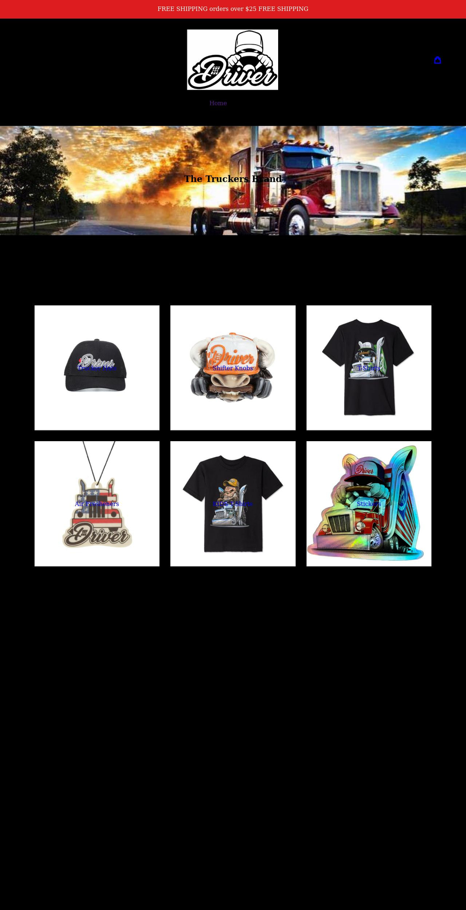 thedriverlife.com shopify website screenshot