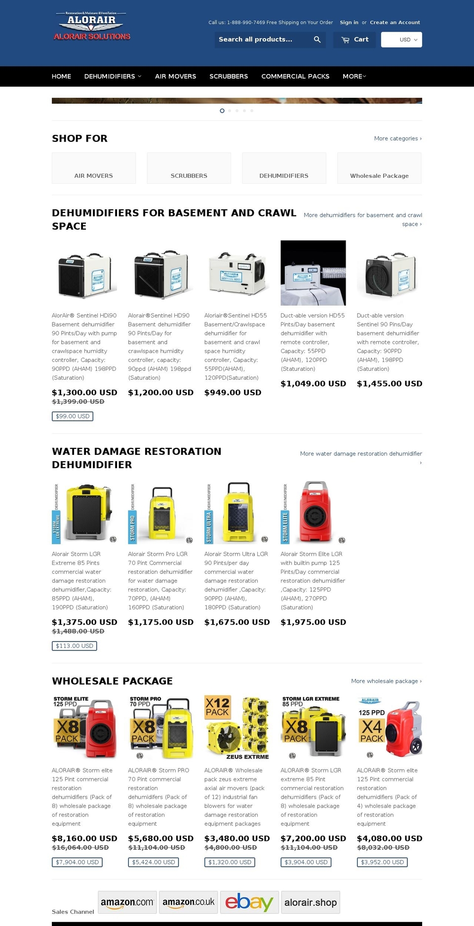 thedryair.com shopify website screenshot